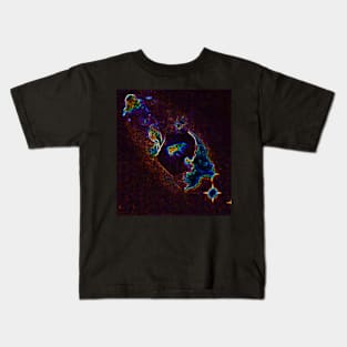 Black Panther Art - Glowing Edges 163 Kids T-Shirt